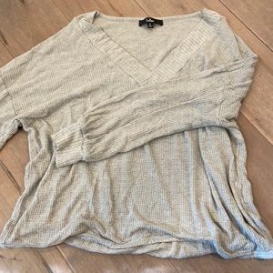 Grey Lulus sweater from Nordstrom’s